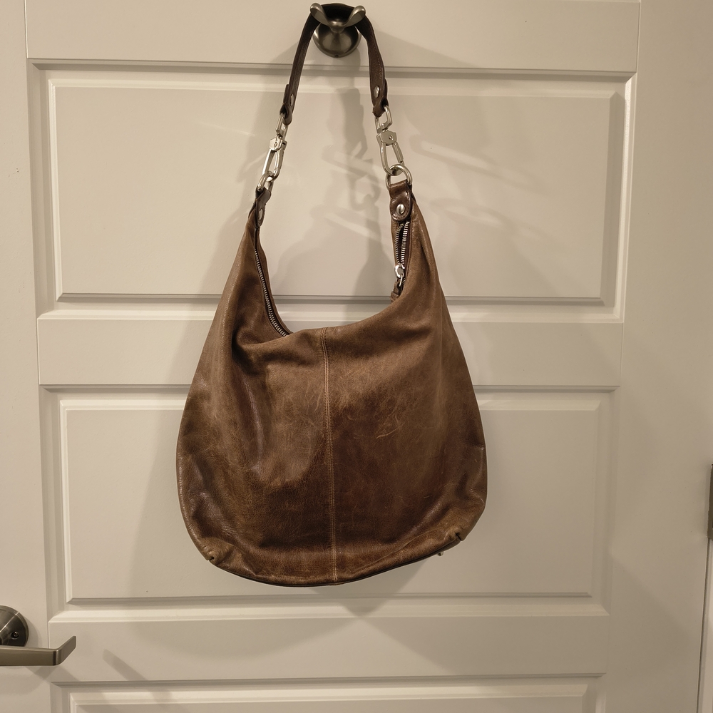 HOBO Floral Interior Leather Bag - Picture 2 of 5